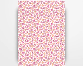 Multi Hearts Print Tubie Tape, Ng Tube Stickers, Medical Colorful Tubie Tape, Oxygen Tape for Kids, Feeding Tube Tape