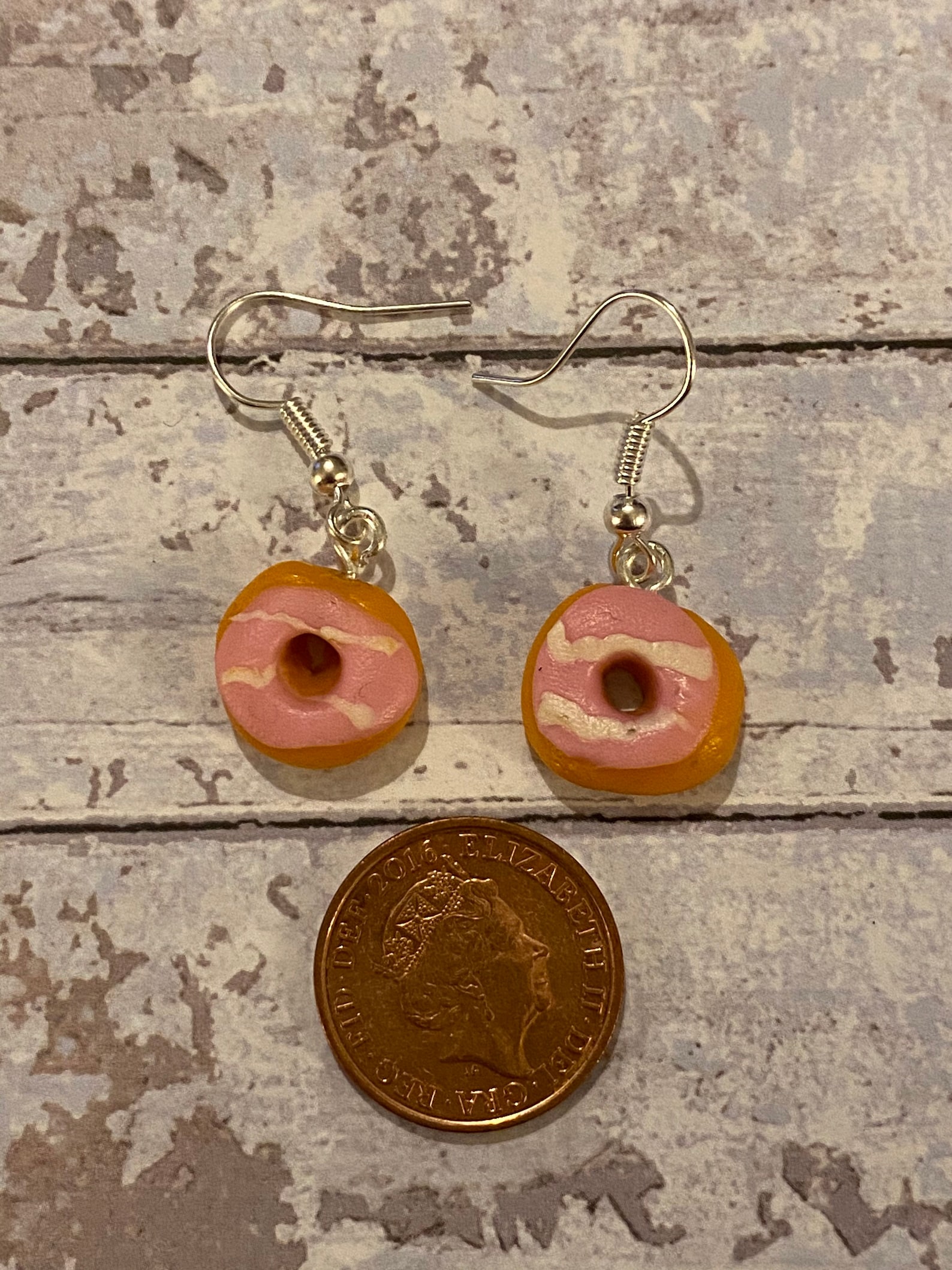 Handmade Polymer Clay Donut Earrings Etsy