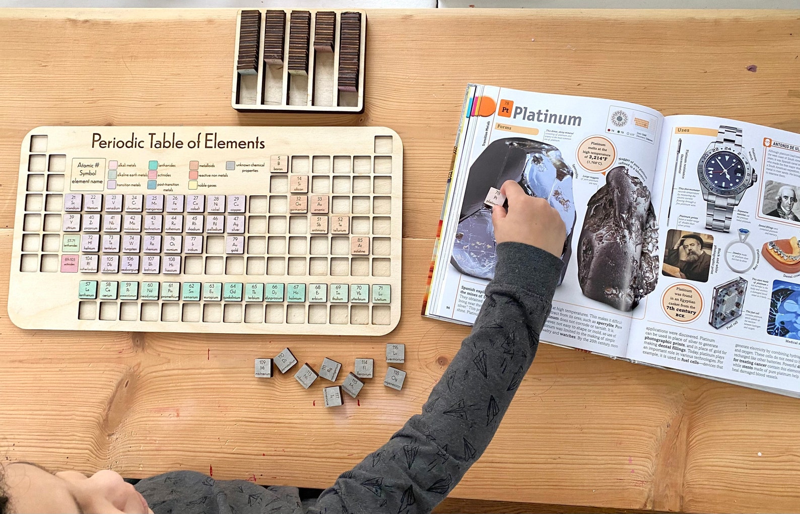 Periodensystem Der Elemente Aus Acryl - Elegantes Sammelset Für Chemie-Fans