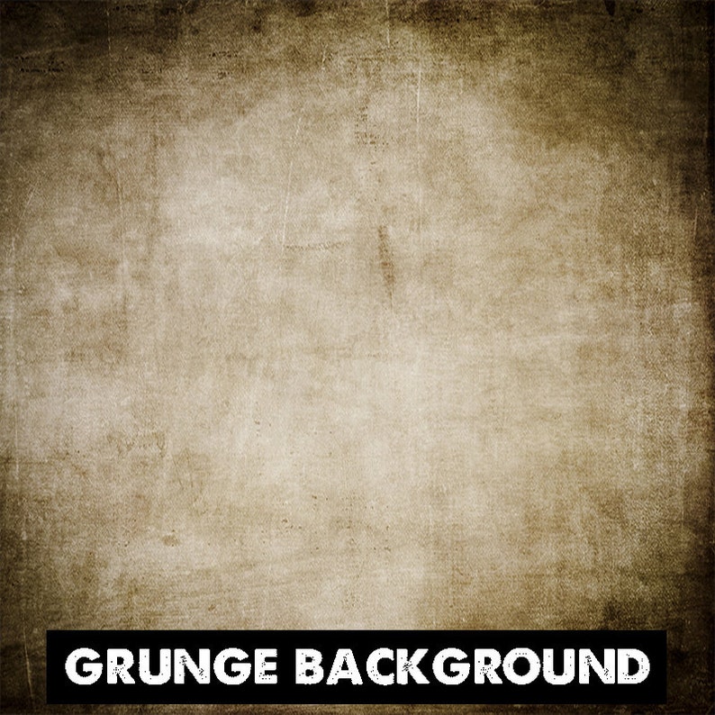 May include: A brown grunge background with the text "GRUNGE BACKGROUND" in white letters.