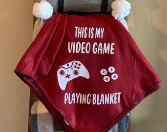 Video Game Blanket Etsy