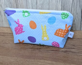 Spring Easter Bunny Sock , Knitted Bag , Socks Bag , Field Bag , Sock Bag , Bag for Knitting , Storage Bag , Craft Bag , Project Bag, yellow