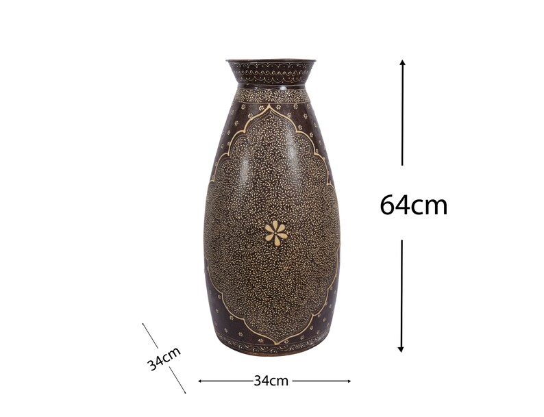 handmade vase modern Natural Metal flower vase handcrafted for home and wedding decoration decorative vase art flower vase pottery vase