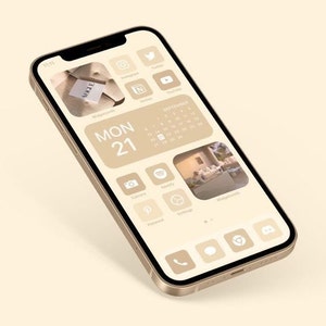 Gold iPhone 13-Themed App Icons for iPhone & iPad