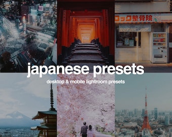 The Ultimate Japanese Lightroom Preset Pack | Mobile & Desktop Presets | Spring Presets | Sakura | Anime Aesthetic | Pastels