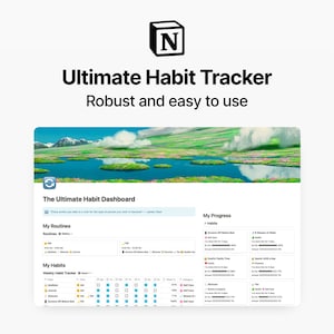 The Ultimate Notion Habit Tracker for 2024 | Daily Productivity Notion Template | Minimalist & Aesthetic