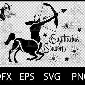 Saison du Sagittaire | | de sublimation du Sagittaire | de fichier d’anniversaire Sagittaire Svg Png | | d’impression numérique