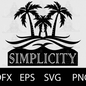 Simplicity Svg | Dfx | Png | Eps | Digital Download