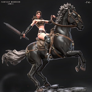 Jheany | LD3Dart | 3D Printed Miniatures | Sci-fi Statue | 80mm / 25cm