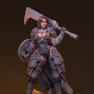 Untrin | HardWitch Games | Fantasy Miniatures | 32mm - 75mm - 100mm| Pin-up