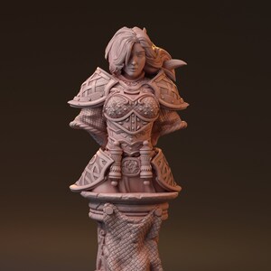 Galdran Büste | Weibliche Fantasy Büste untote Monster Kickstarter 3d Kunstharz print | von HardWitch Games