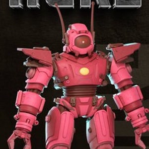 Nuke | Sci-fi miniature robot mecha machine 3d resin print | 40mm / 75mm / 120mm | by SecretForge