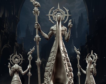 Chronos, Keeper of Time | DnD fantasy Miniature Deity god | 32mm / 75mm / 140mm | by Monolith Arts