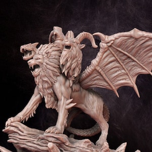 Chimera / Fantasy dnd Monster 40 mm miniatura dnd miniatura modello da tavolo / di Lubart Miniatures
