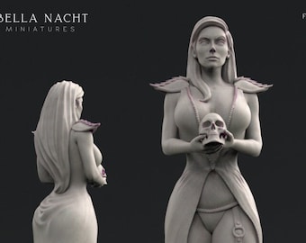 Ophelia | Bella Nacht Miniatures | Dungeons & Dragons | Fantasy Miniatures | Pin-up