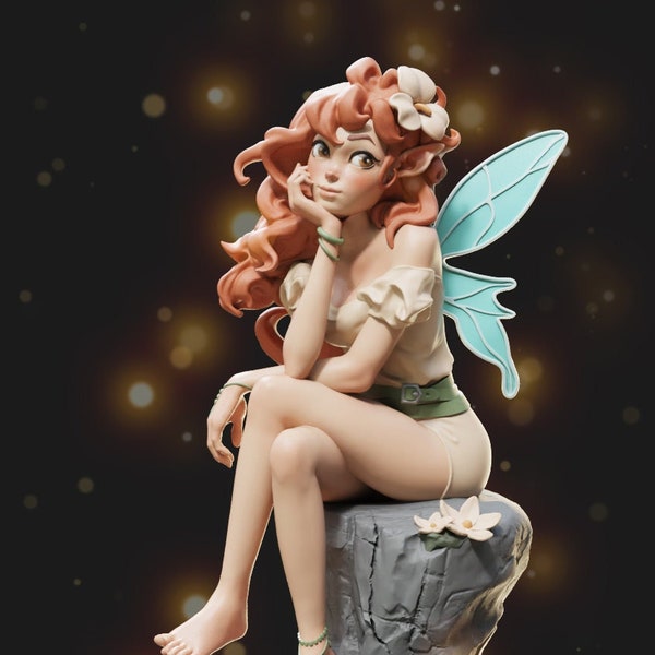 Celestia | Weibliche Fantasy-Miniatur DnD 3D-Harz gedrucktes Modell Pin-Up-Miniatur | 32mm - 75mm | von Female Miniatures