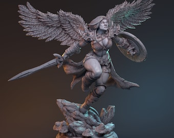 Victoria Vigdis | HardWitch Games | Fantasy Miniatures | 32mm - 75mm - 100mm | Pin-up