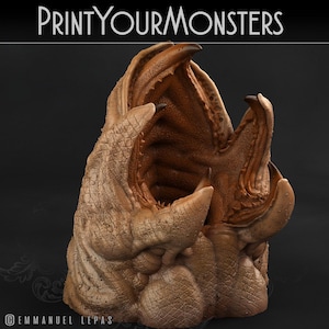 Dune Maw | DnD Insectoid Monster Miniature Snake demon | by PrintYourMonster