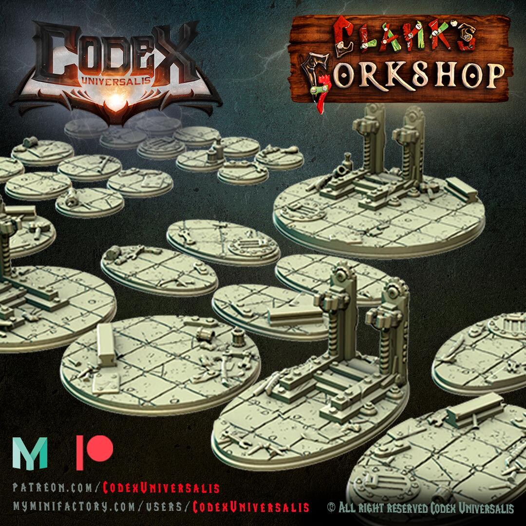 Codex Universalis Clank's Gorkshop Bases | Dnd Miniature Bases & Terrain | by Codex ...