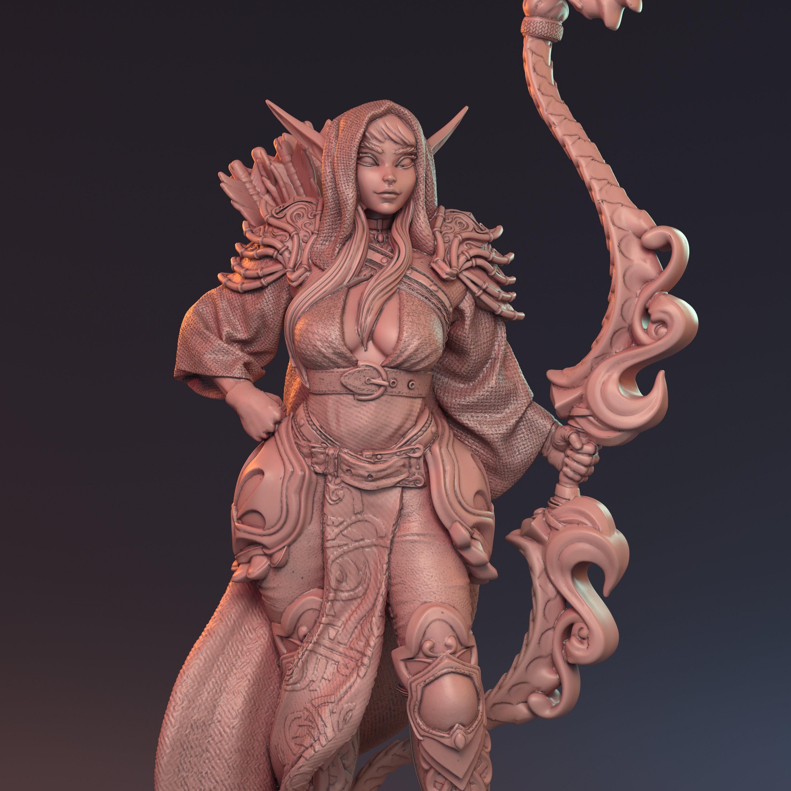 Maeta Alanor | Female Fantasy Miniature Archer Ranger Dnd Dungeons and ...