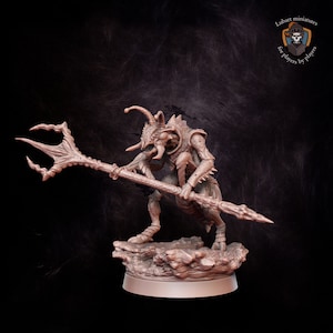 Mezzoloth | Fantasy dnd Monster 40mm miniature dnd miniature tabletop model |  by Lubart Miniatures