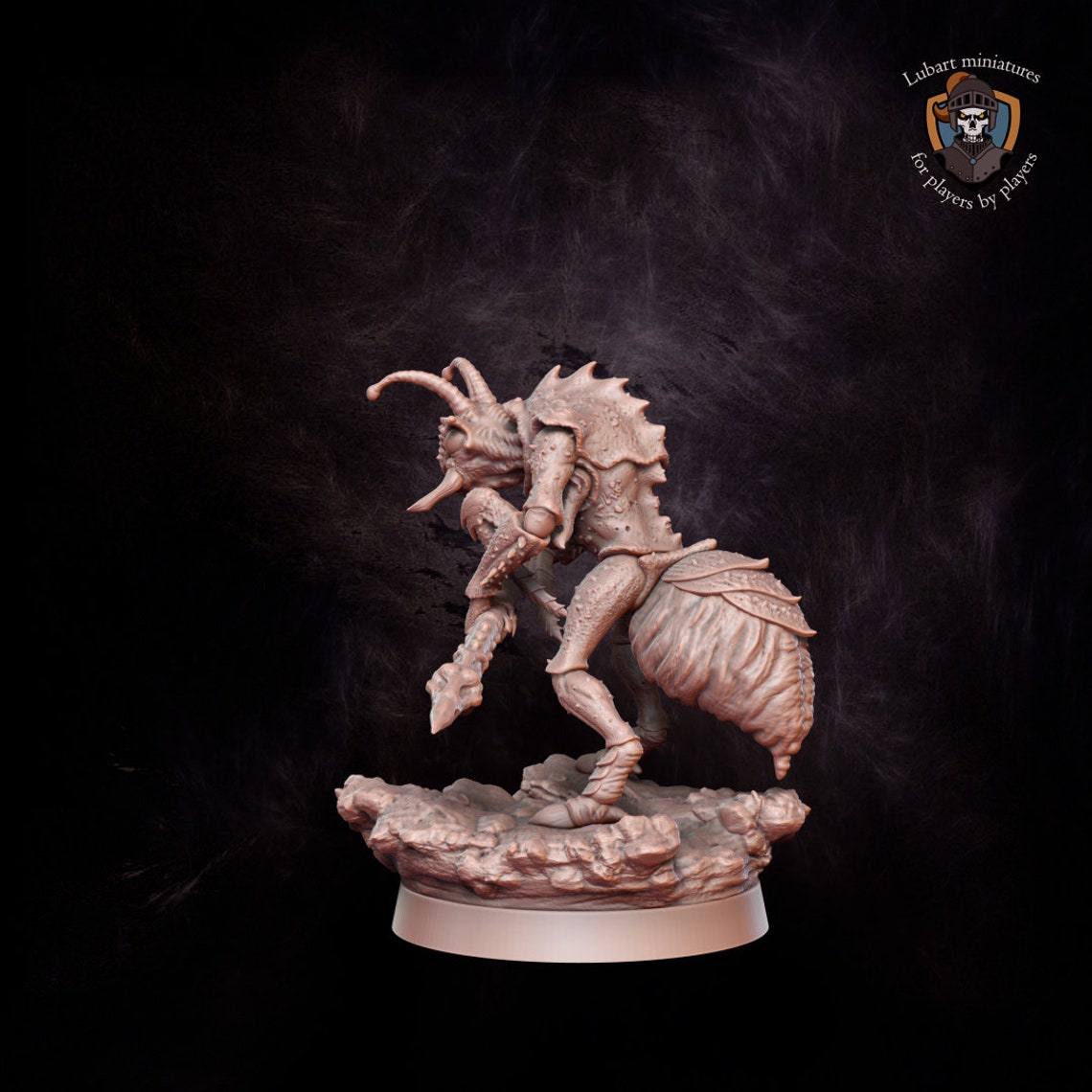 Mezzoloth Miniature | 40mm Fantasy Dnd Monster Tabletop Model by Lubart ...