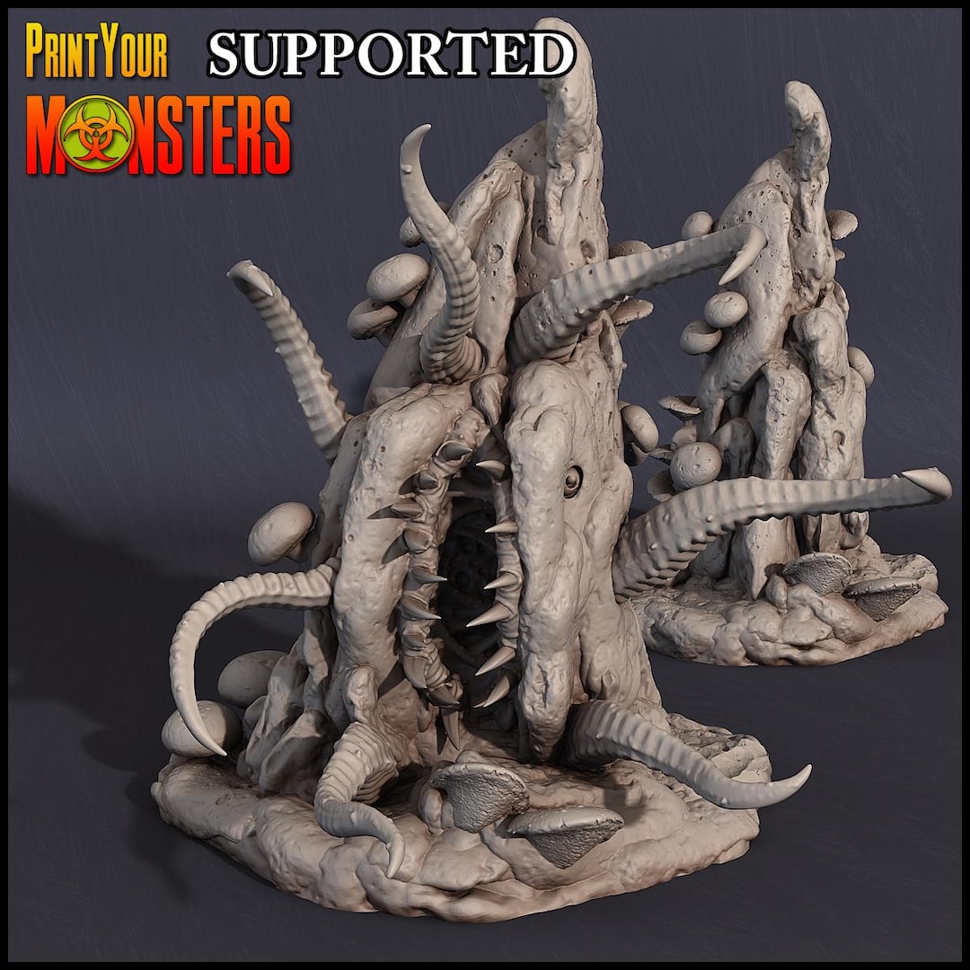 Nightmare Grappler | Dnd Mycelic Myconid Mushroom Mimic Roper Monster ...