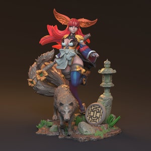 Moriko | HardWitch Games | Fantasy Miniatures | 32mm - 75mm - 100mm