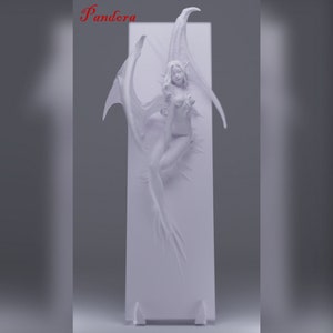 The Unborn Princesses | Female fantasy miniature pin up miniature ampire 3d resin print model | 75mm | by Blackthorn Miniatures