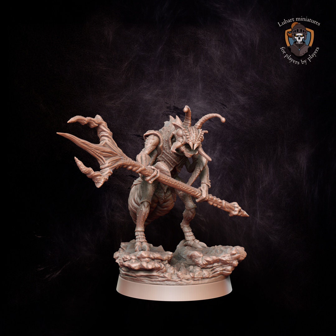 Mezzoloth Miniature | 40mm Fantasy Dnd Monster Tabletop Model by Lubart ...