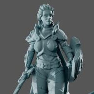 Alessandra| Female Fantasy Vampire Girl Collectible Resin Pinup Miniature | 40mm / 75mm | by Gaia Miniatures