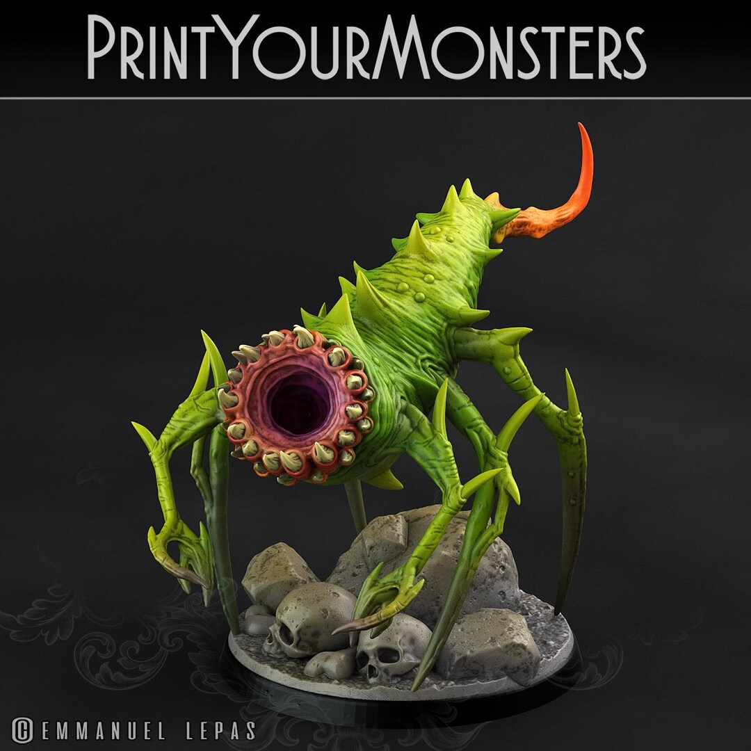 Void Tyrants | Dnd Insectoid Monster Miniature Snake Demon | by ...