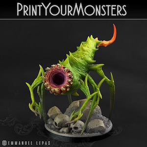 Void Tyrants | DnD Insectoid Monster Miniature Snake demon | by PrintYourMonster