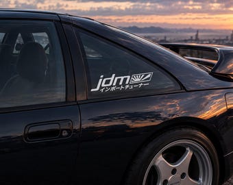 2 pegatinas para coche JDM Japón
