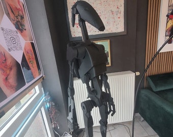 Droid bojowy B1 Star Wars, drukowany w 3D, rozmiar 1:1