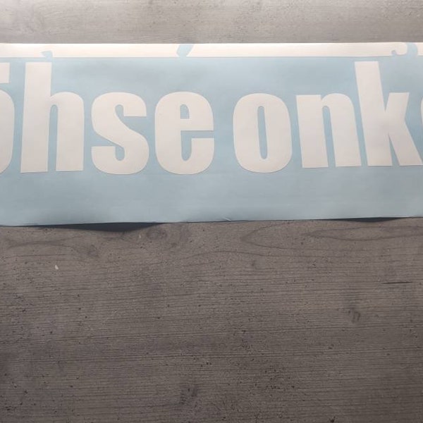 Böhse Onkelz Heckscheiben Aufkleber Sticker