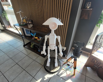 Impresión 3D del droide de foso de Star Wars Mandalorian a escala 1:1