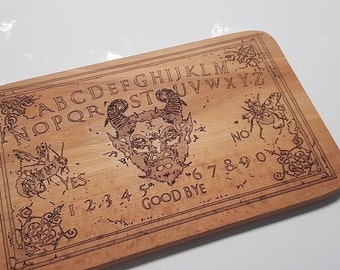 Tabla de desayuno Ouija Dxf/Pdf/Eps/Svg Halloween