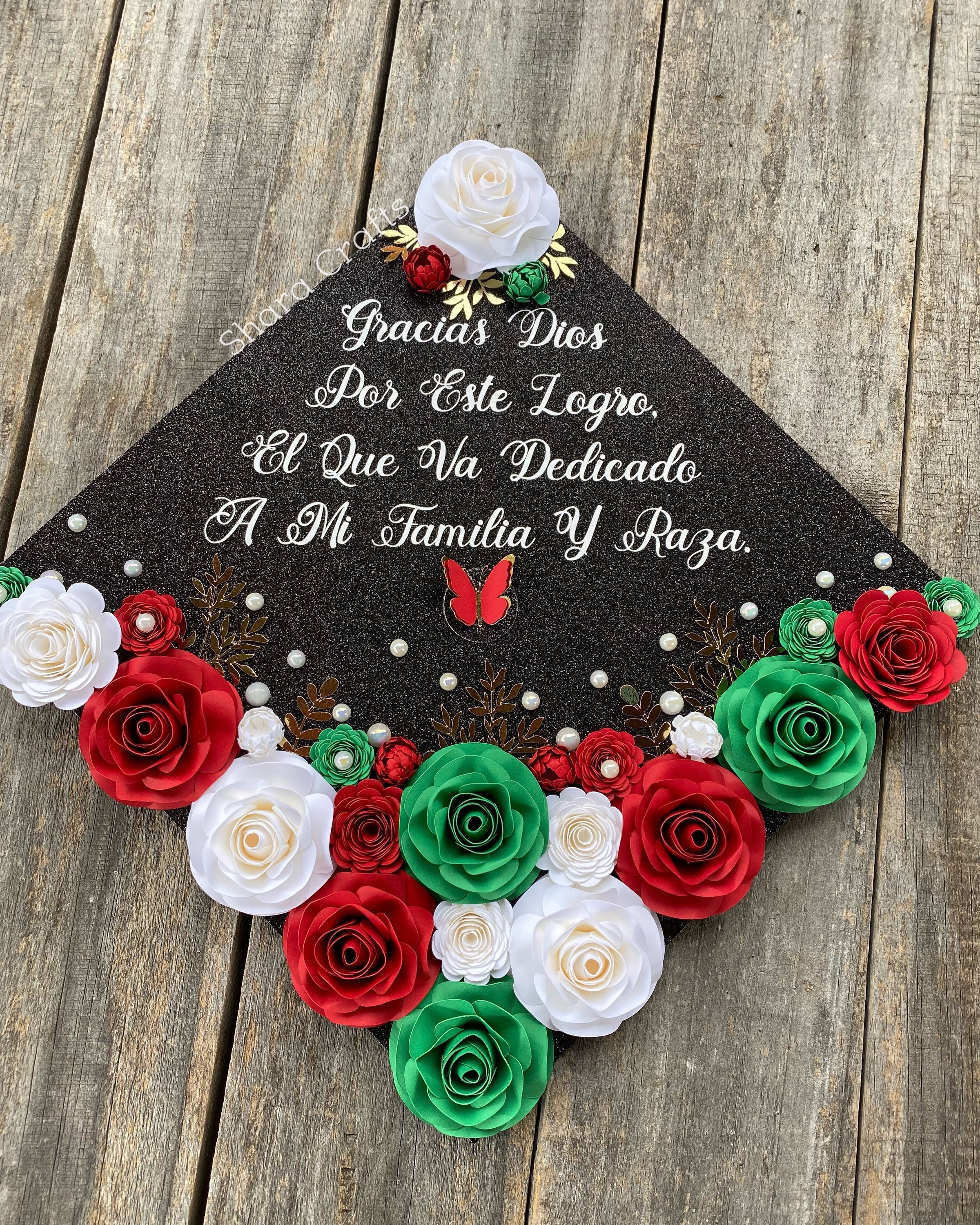 2026 Graduation Cap Toppers, Custom Grad Cap, Grad Cap Decor, Mexican ...