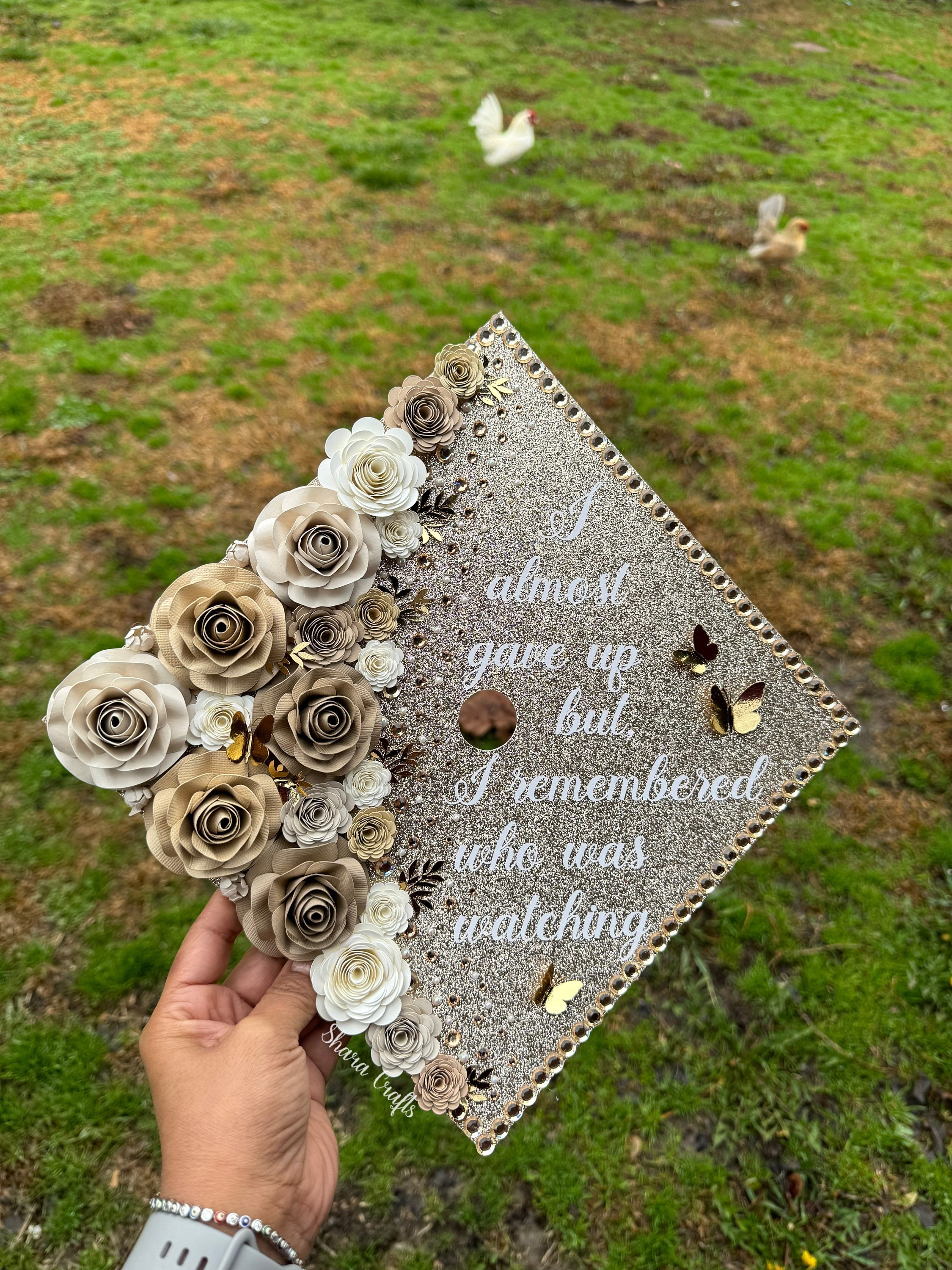 Elegant Graduation Cap Decoration, Grad Cap, Especially Personalized ...