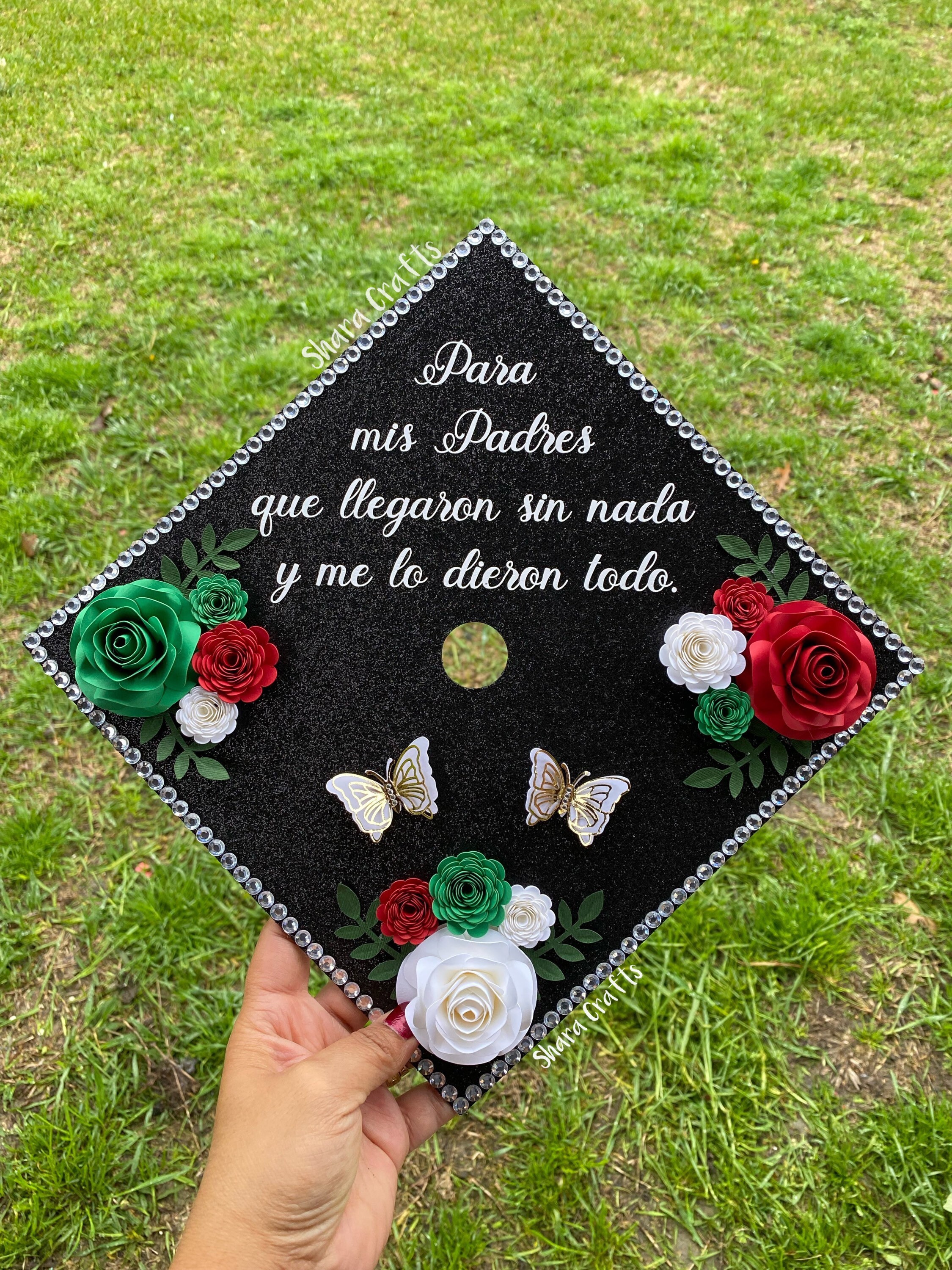 Graduation Cap Decoration, Mexican Grad Cap, Grad Cap Topper - Etsy