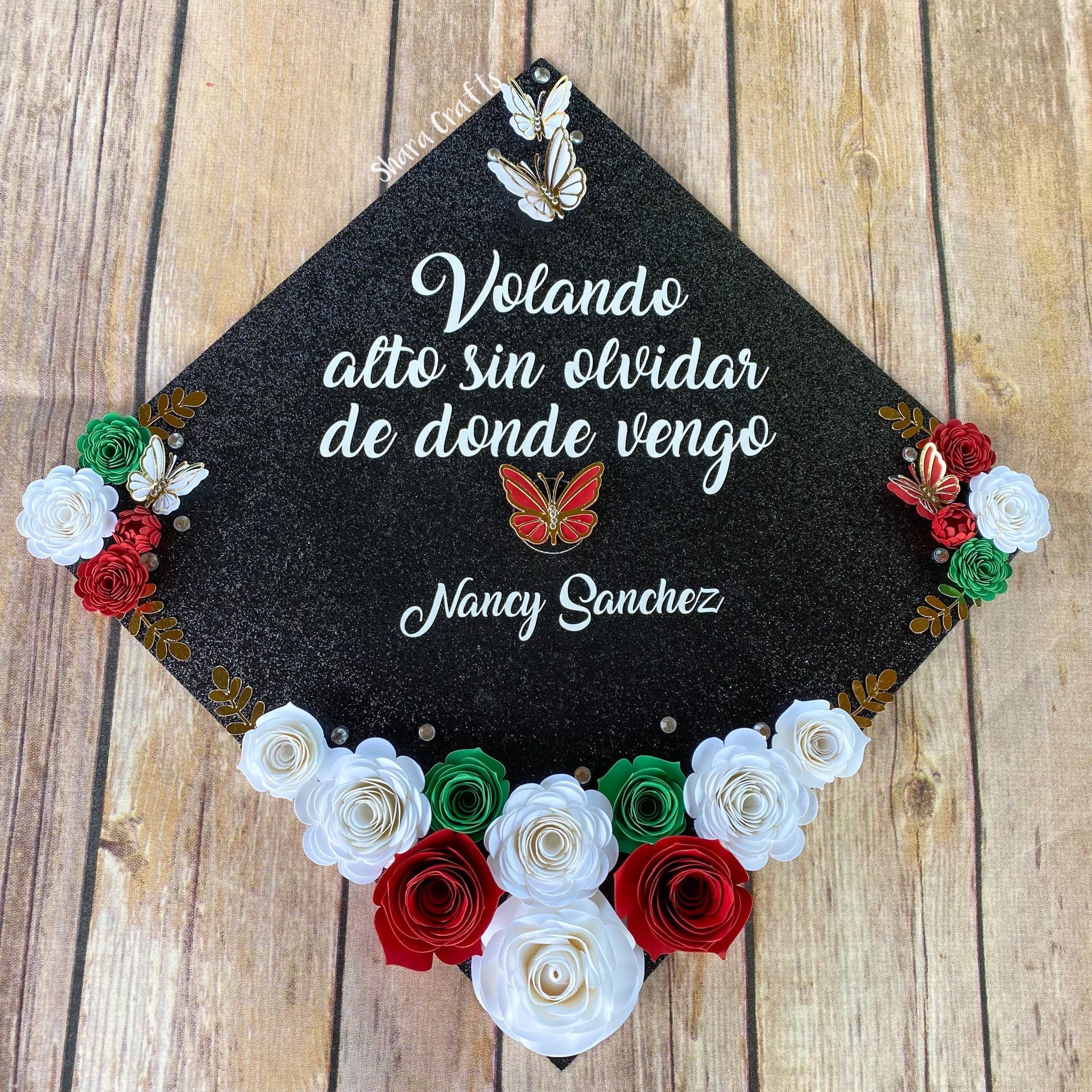 Graduation Cap Decoration, Mexican Cap Topper, Grad Cap. - Etsy