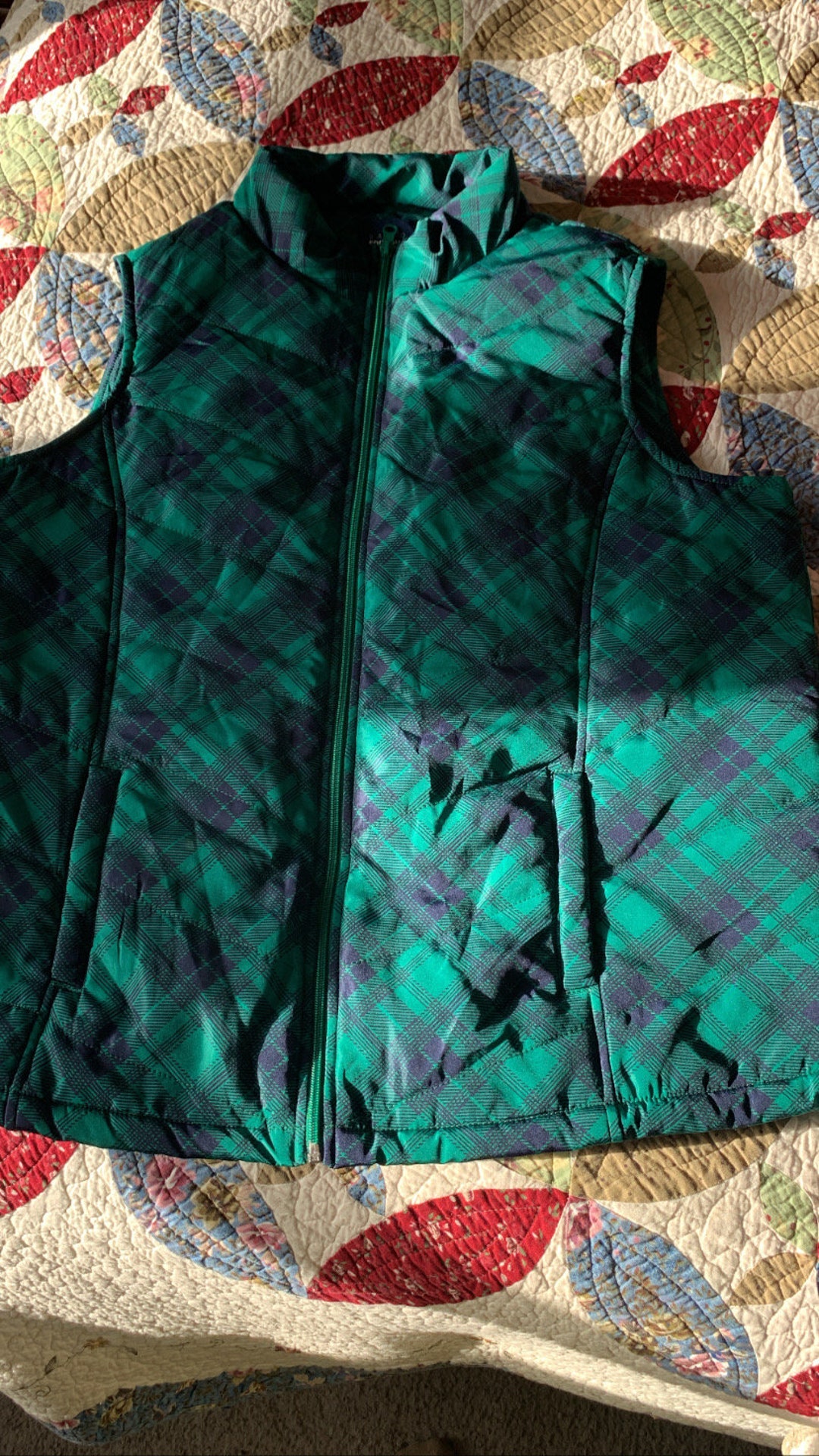 Gibbs Tartan Plaid Puffer Vest
