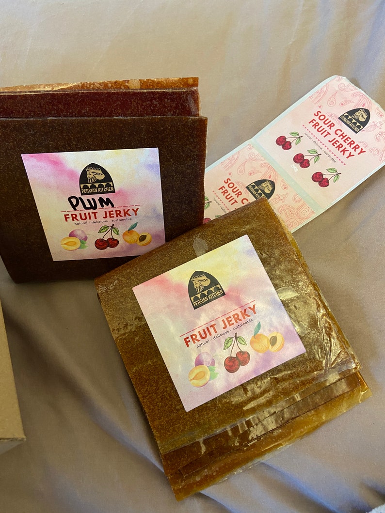 LAVASHAK FRUIT JERKY LEATHER persian kitchen sour cherry apricot pomegranate