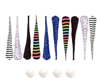 Pack of Sock Poi with Soft Poi Weights and Carry Bag
