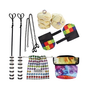Set of Ninja LED and Twista Fire Poi