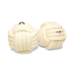 Pair of Pro Large Monkey Fist Fire Poi WICKS