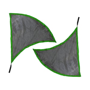 Pair of Strap Dragon Wing Flag Poi with Carry Bag