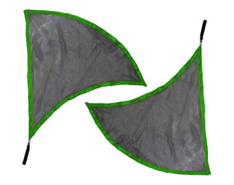 Pair of Strap Dragon Wing Flag Poi with Carry Bag