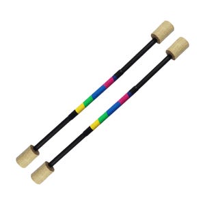 Flow Master - Short Fire Staff with 2.5 inch wicks